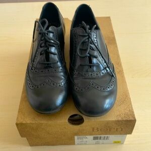 Born Bristol black leather Oxford 7, 38